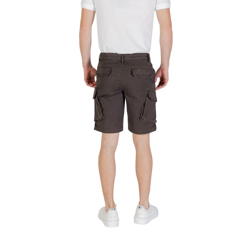 Lyle & Scott Gray Cotton Bermuda Shorts | Regal Royce