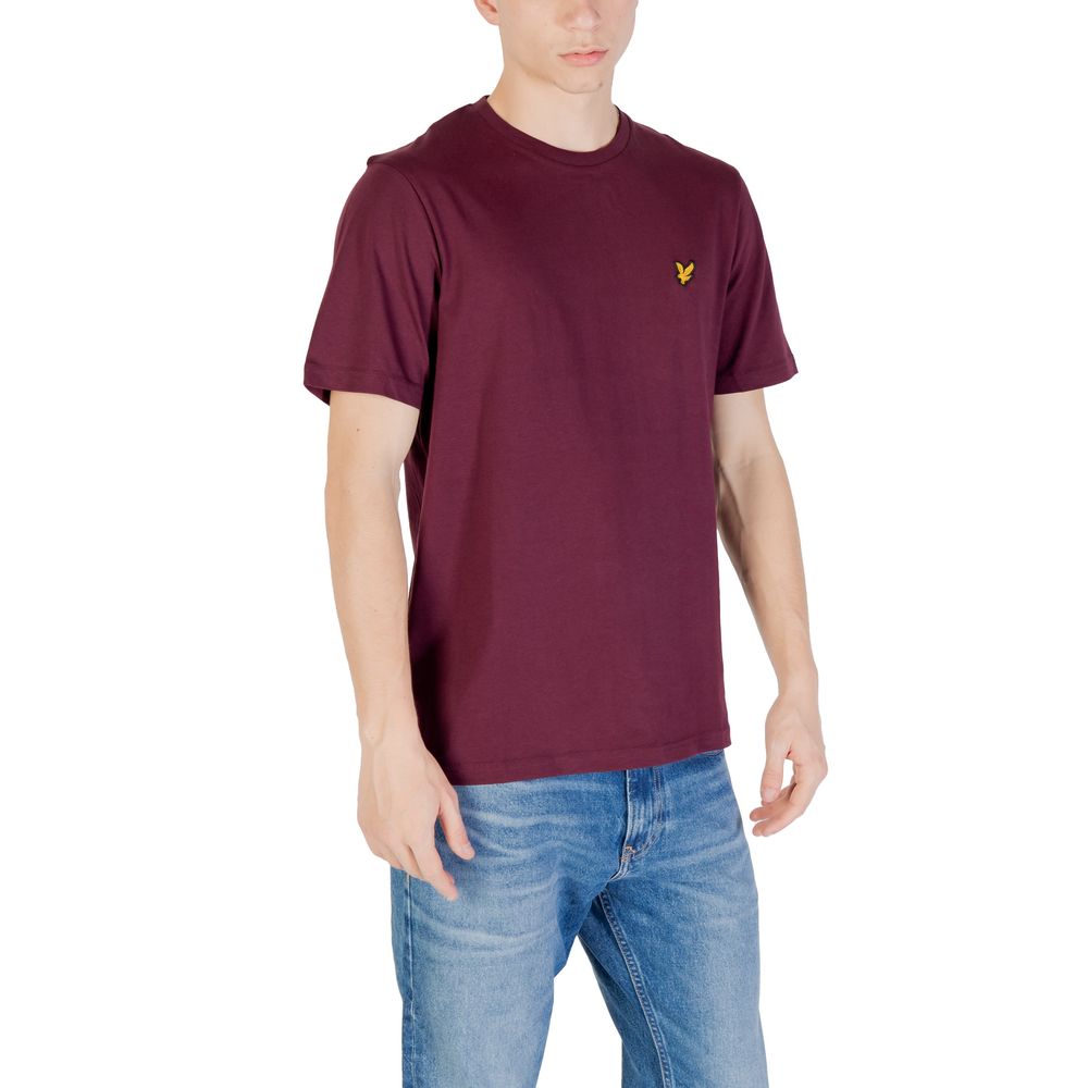 Lyle & Scott Bordeaux Cotton T-Shirt | Regal Royce