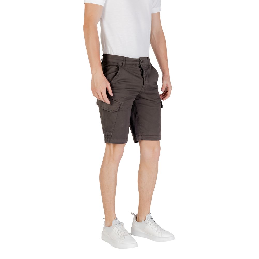 Lyle & Scott Gray Cotton Bermuda Shorts | Regal Royce