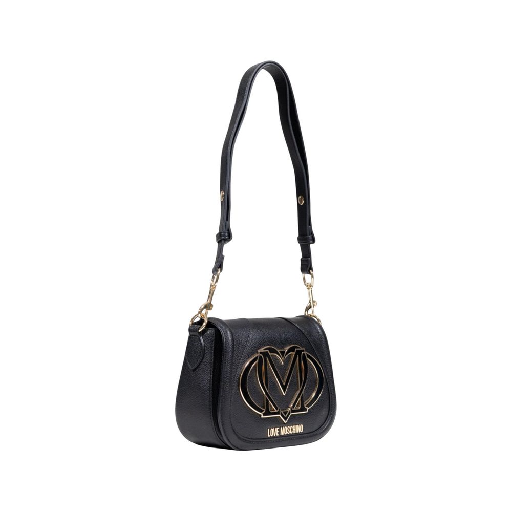 Love Moschino Black Polyethylene Handbag | Regal Royce