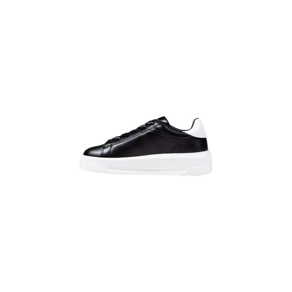 Love Moschino Black And White Synthetic Chunky Sneakers | Regal Royce