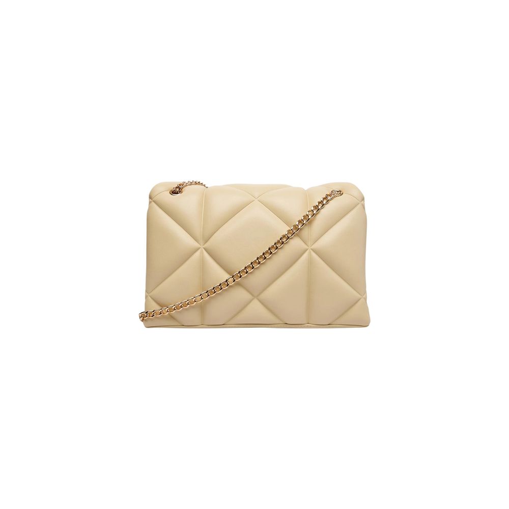 Love Moschino Beige Artificial Leather Handbag | Regal Royce
