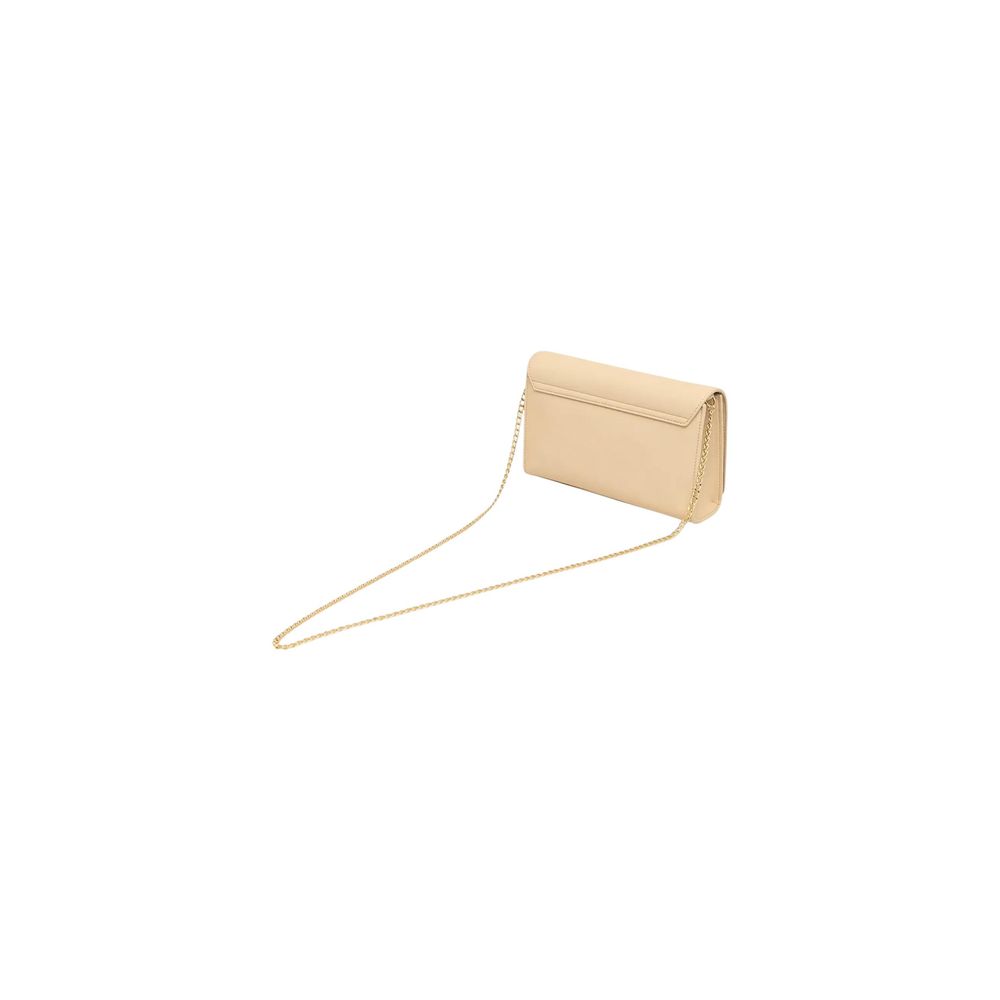 Love Moschino Beige Polyethylene Handbag | Regal Royce