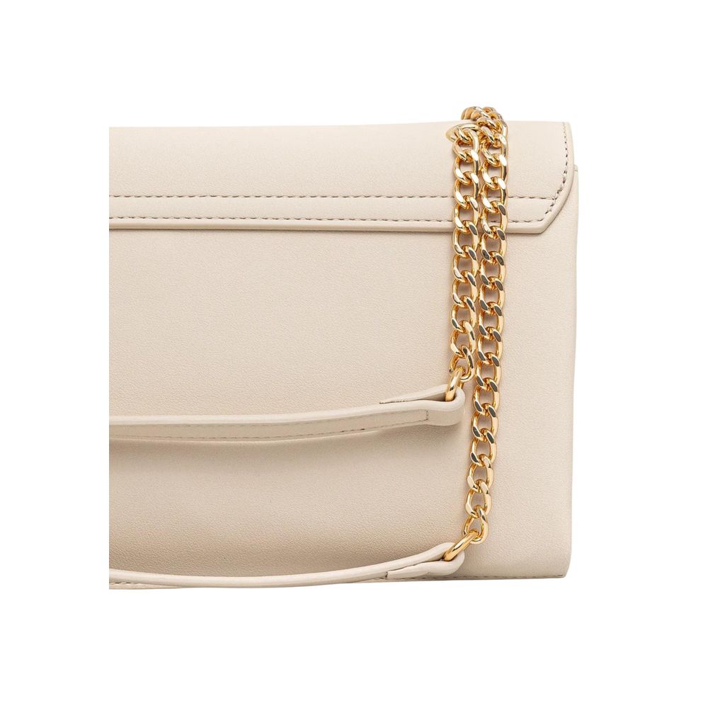 Love Moschino Beige Polyethylene Handbag | Regal Royce