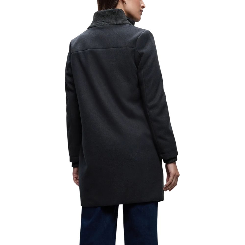 Street One Blue Polyester Coat | Regal Royce