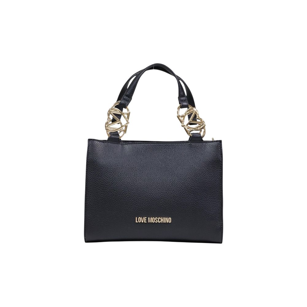 Love Moschino Black Polyethylene Handbag | Regal Royce