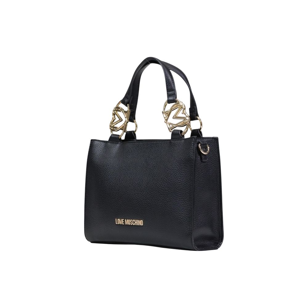 Love Moschino Black Polyethylene Handbag | Regal Royce