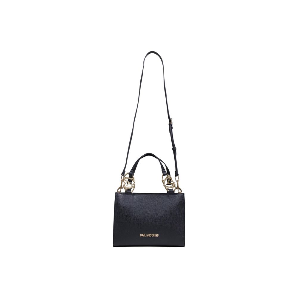 Love Moschino Black Polyethylene Handbag | Regal Royce