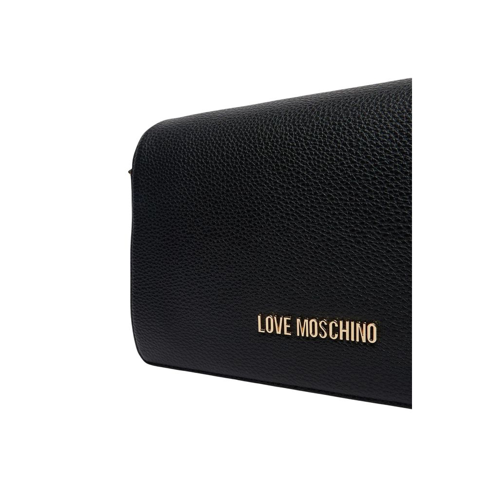Love Moschino Black Polyethylene Handbag | Regal Royce