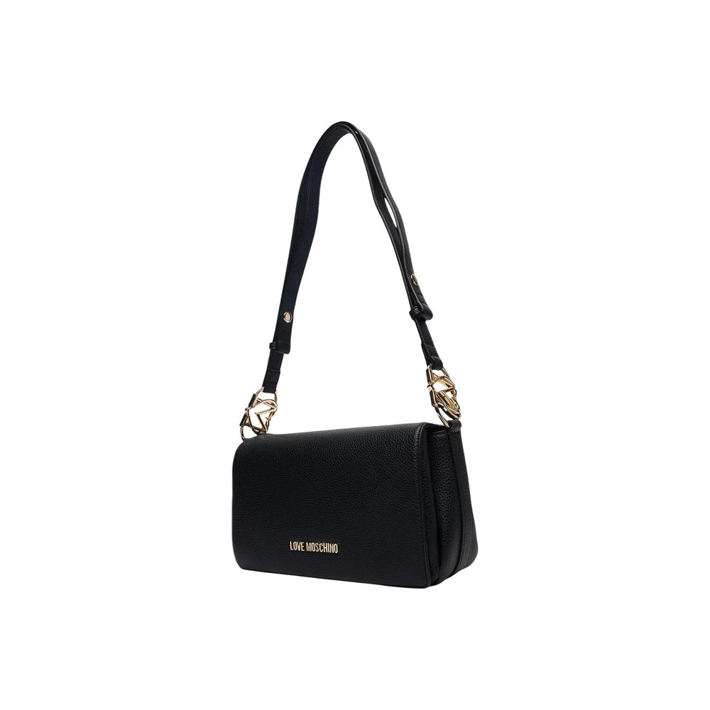 Love Moschino Black Polyethylene Handbag | Regal Royce