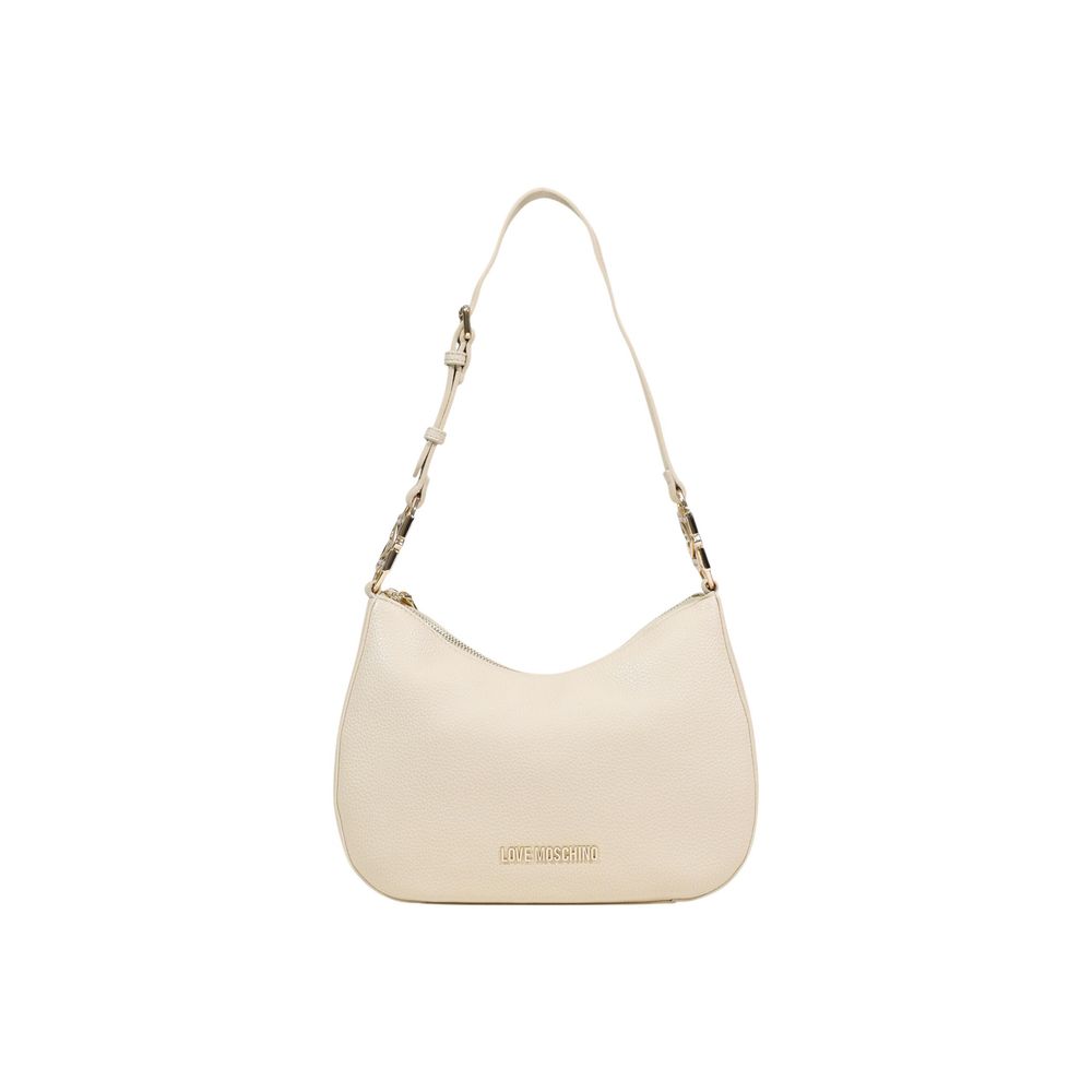 Love Moschino Beige Polyethylene Handbag | Regal Royce