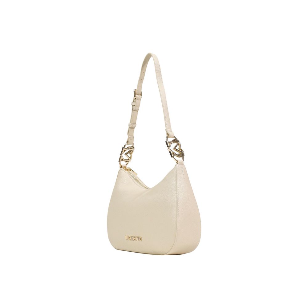 Love Moschino Beige Polyethylene Handbag | Regal Royce