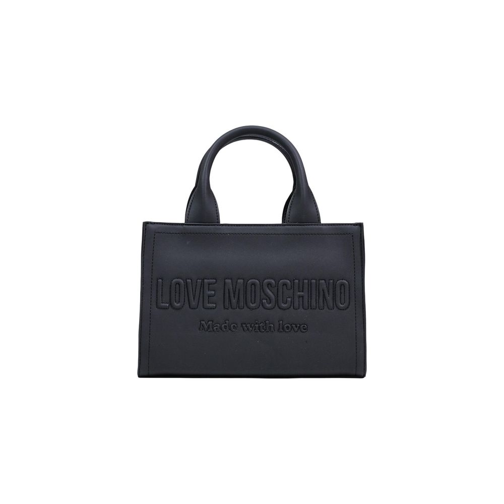 Love Moschino Black Polyethylene Handbag | Regal Royce