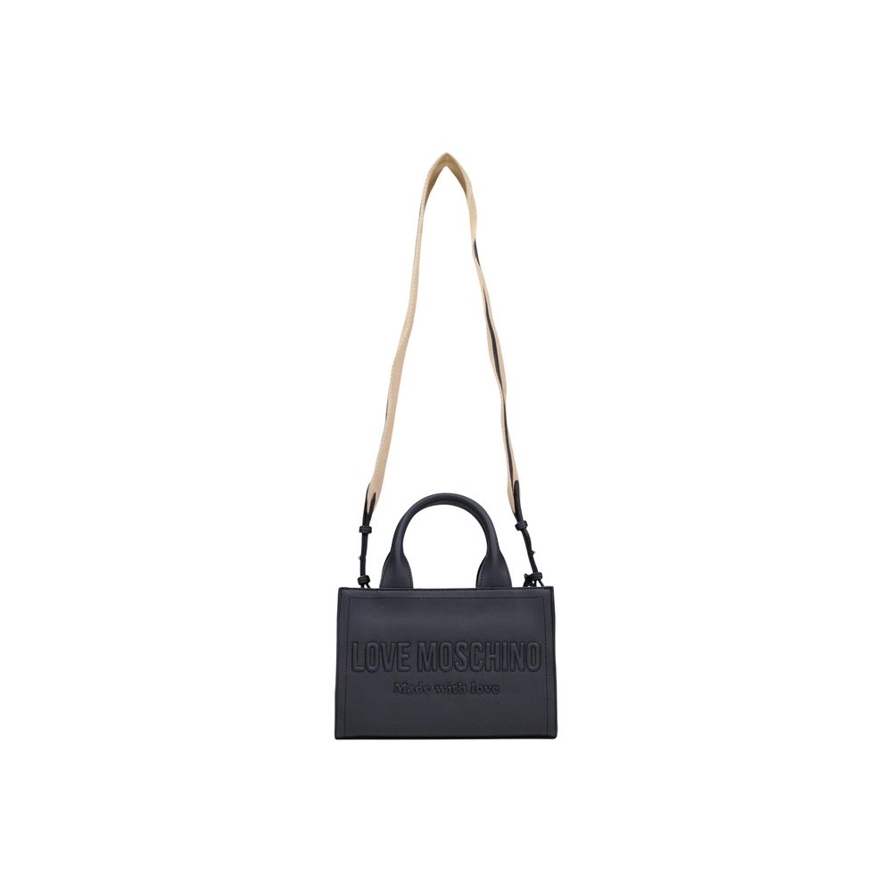 Love Moschino Black Polyethylene Handbag | Regal Royce