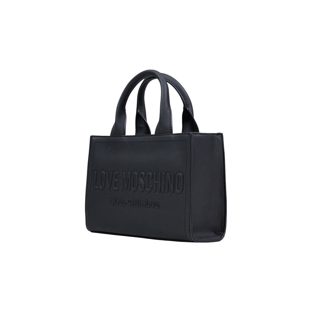 Love Moschino Black Polyethylene Handbag | Regal Royce