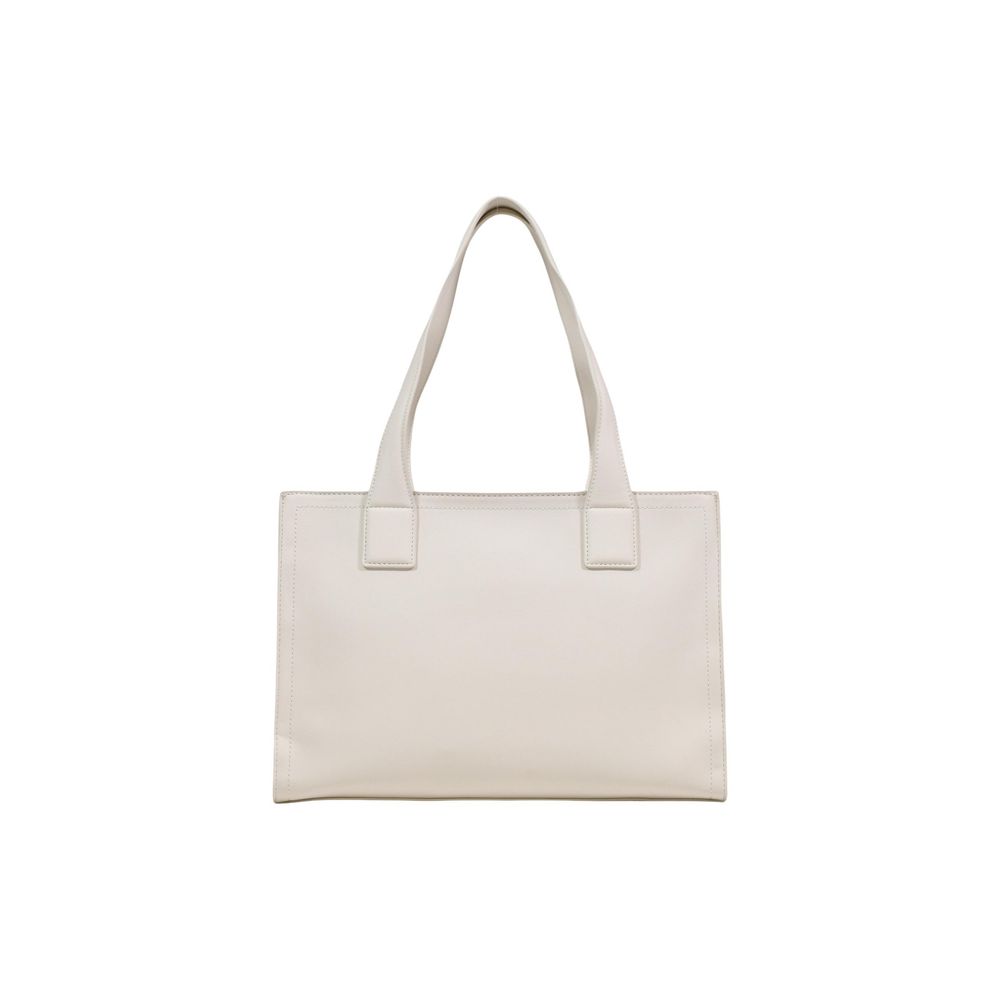 Love Moschino Beige Polyethylene Handbag | Regal Royce