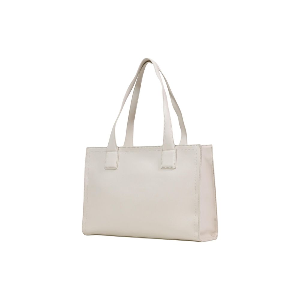 Love Moschino Beige Polyethylene Handbag | Regal Royce