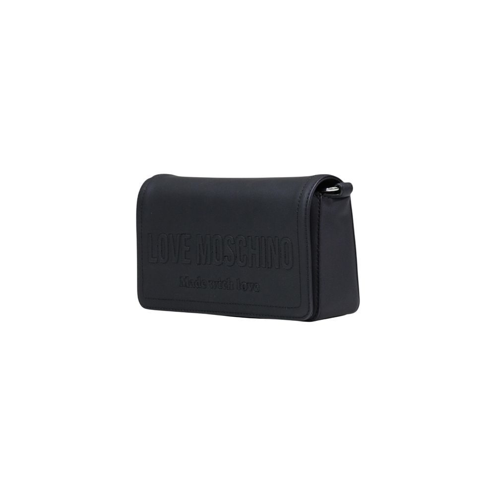 Love Moschino Black Polyethylene Handbag | Regal Royce