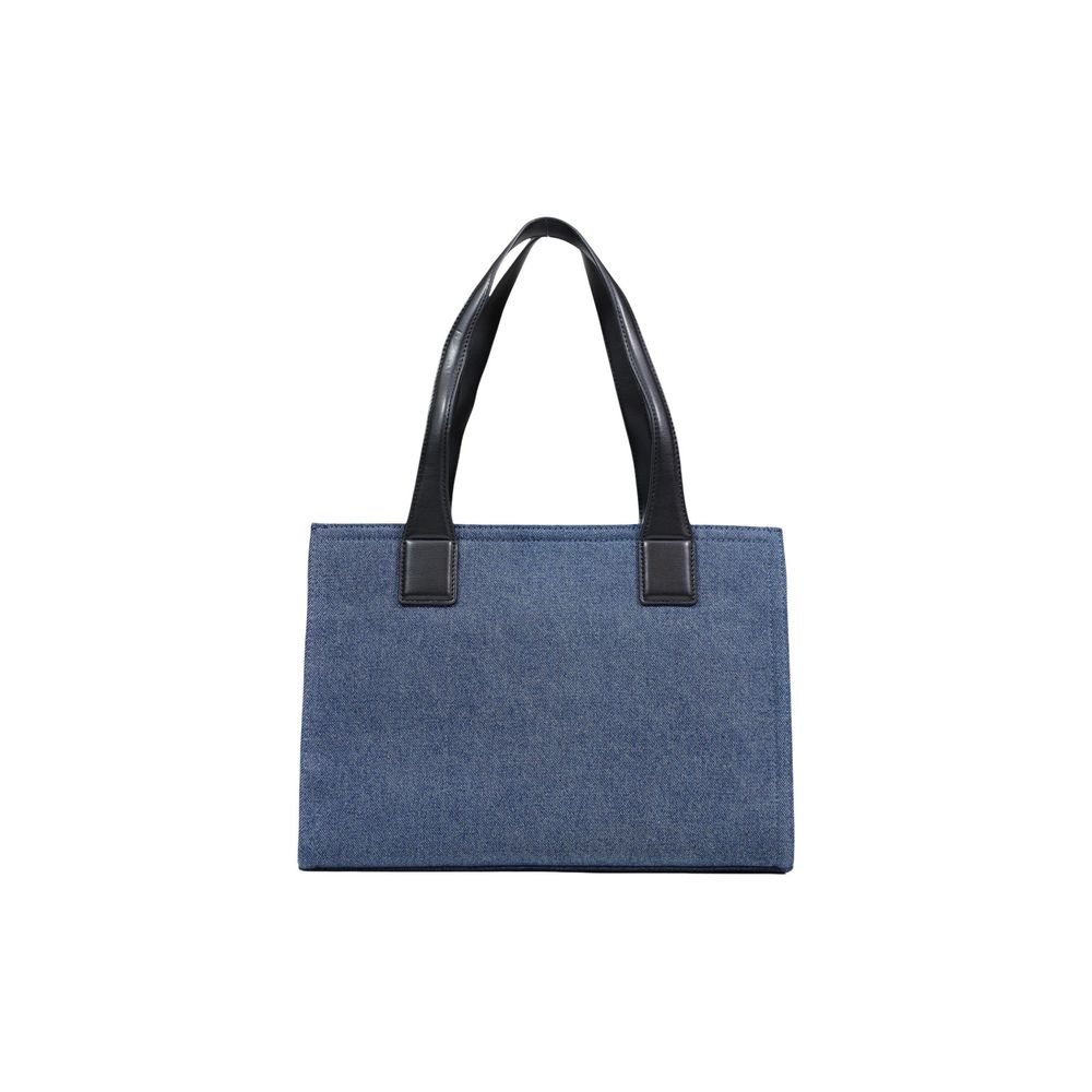 Love Moschino Blue Cotton Handbag | Regal Royce