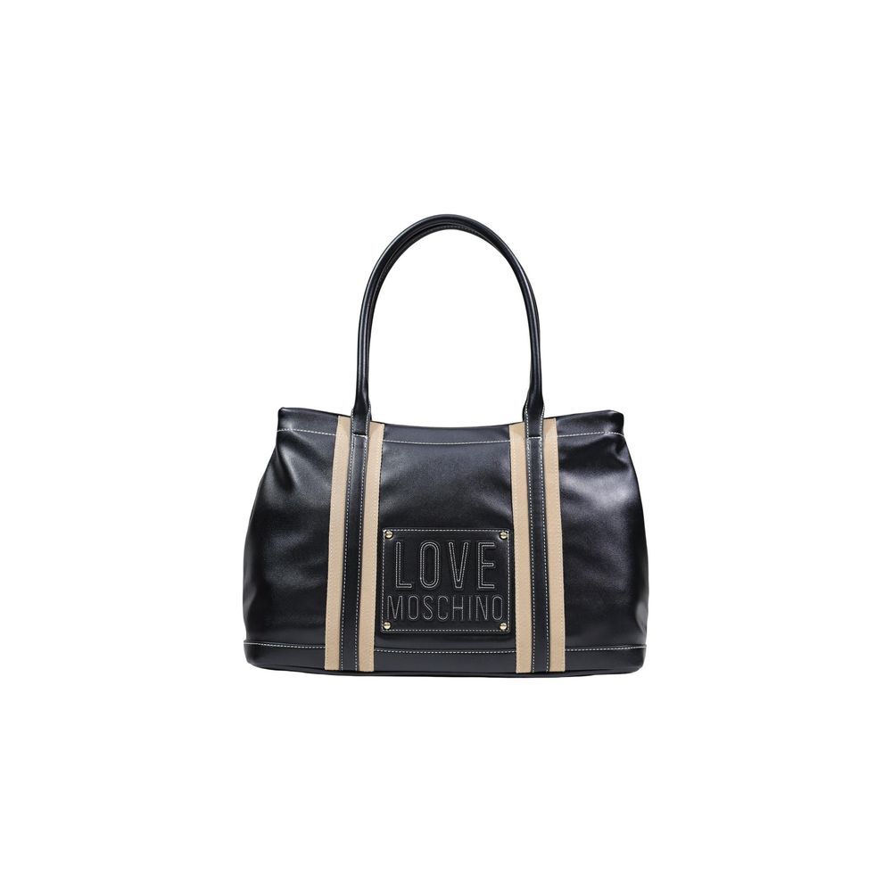 Love Moschino Black Polyethylene Handbag | Regal Royce