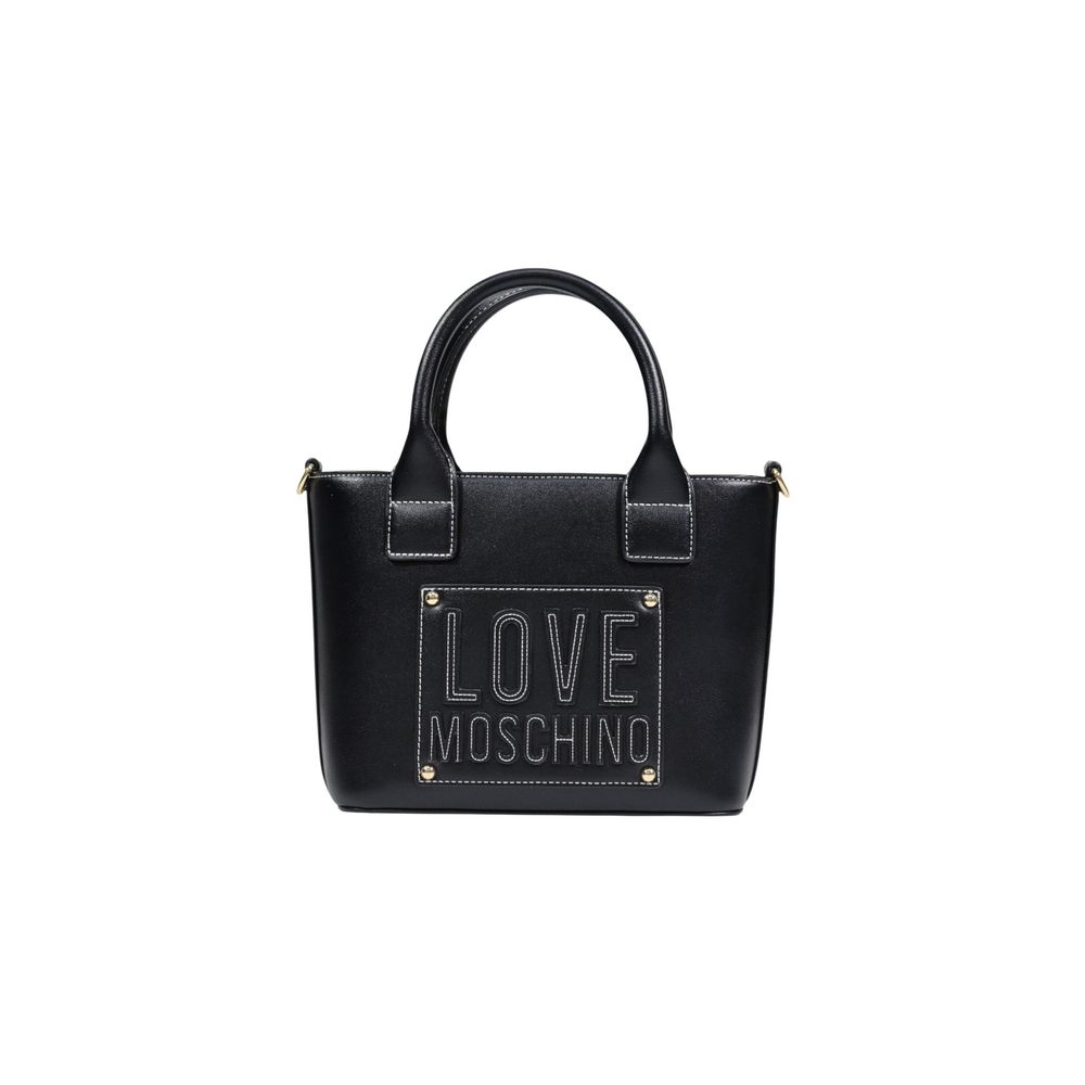 Love Moschino Black Polyethylene Handbag | Regal Royce