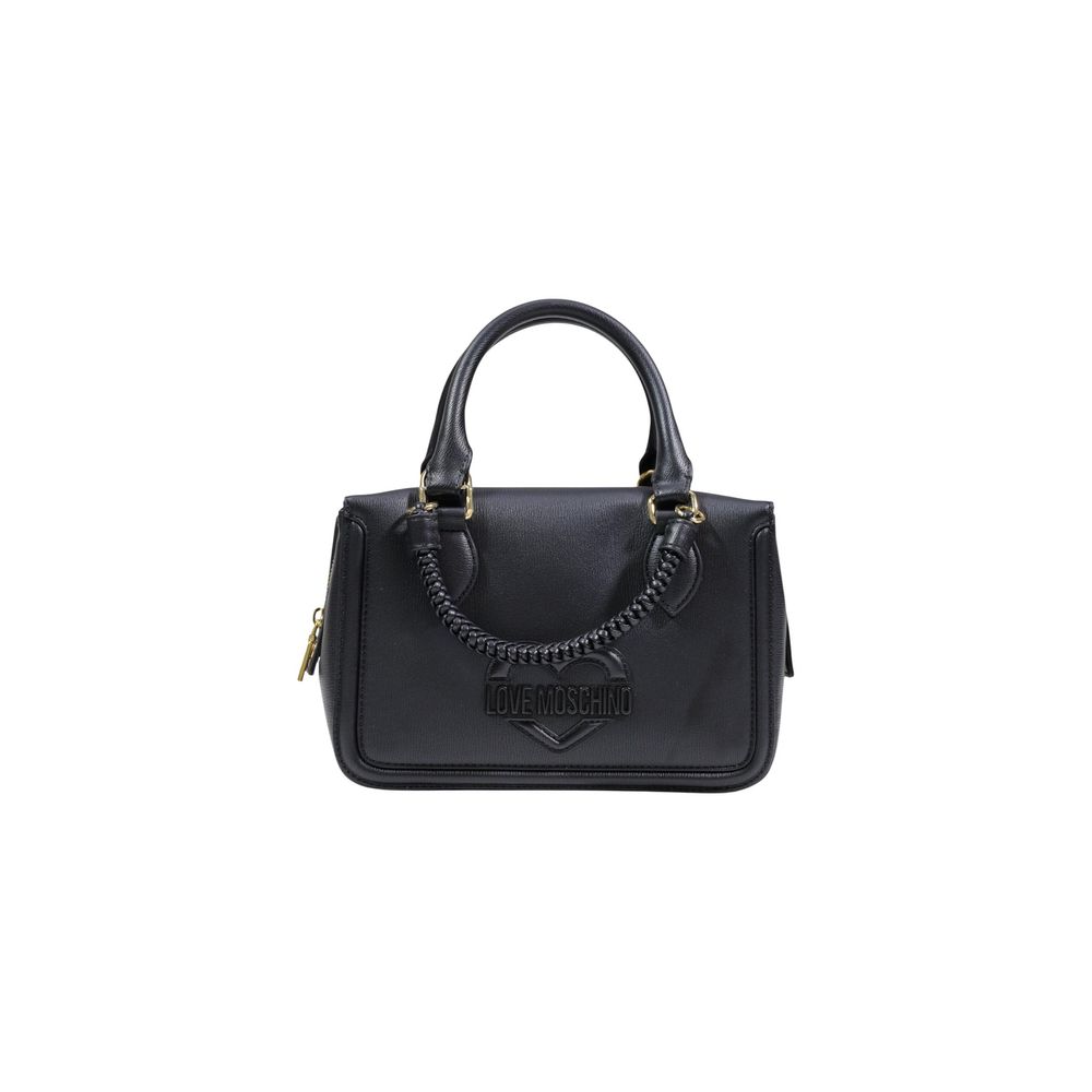 Love Moschino Black Polyethylene Handbag | Regal Royce
