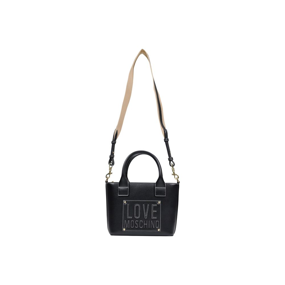 Love Moschino Black Polyethylene Handbag | Regal Royce