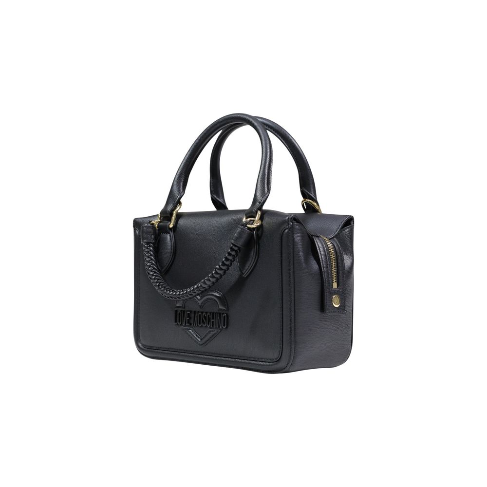 Love Moschino Black Polyethylene Handbag | Regal Royce
