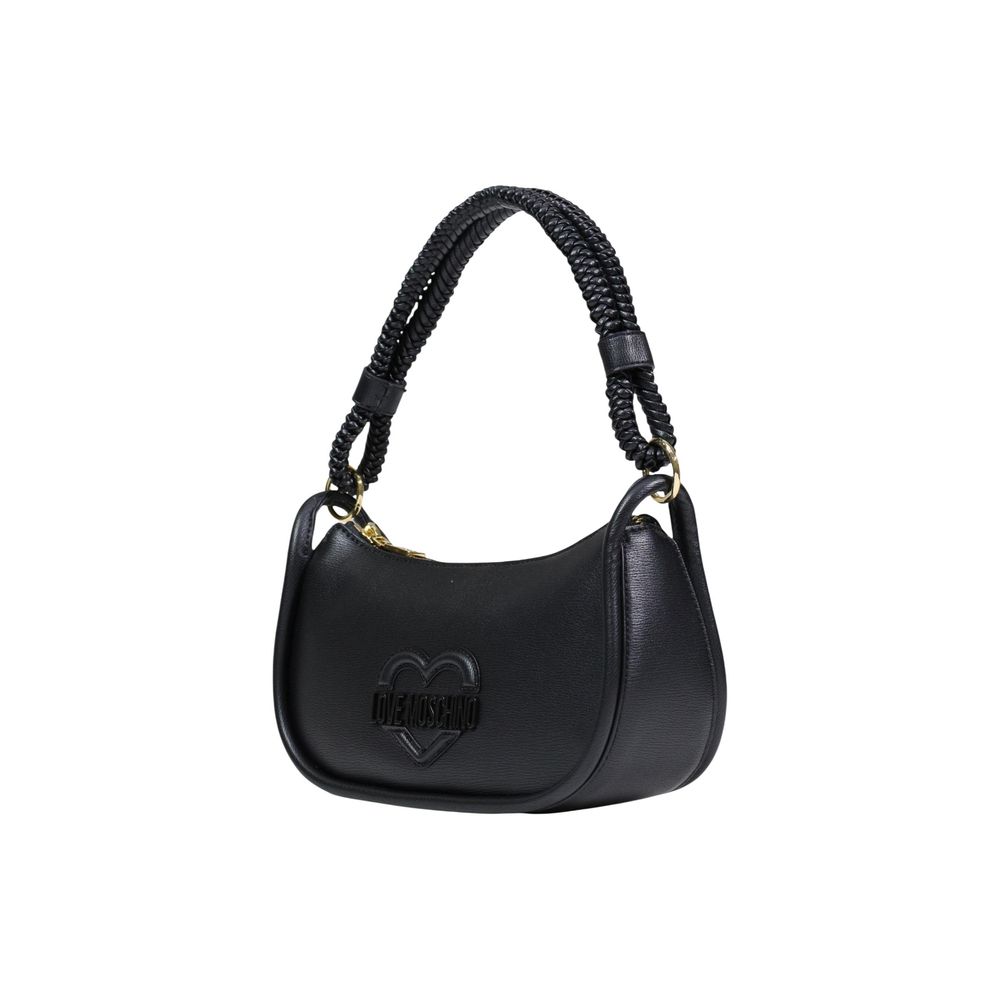 Love Moschino Black Polyethylene Handbag | Regal Royce