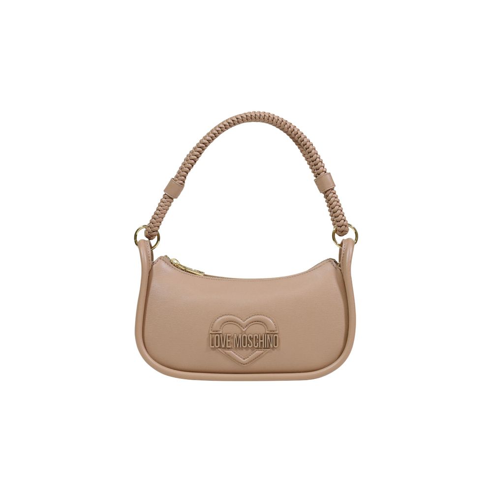 Love Moschino Beige Polyethylene Handbag | Regal Royce