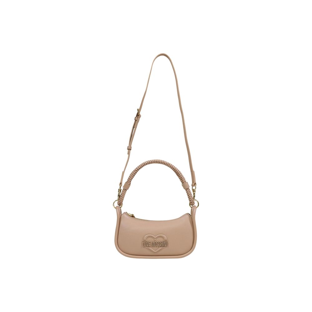 Love Moschino Beige Polyethylene Handbag | Regal Royce