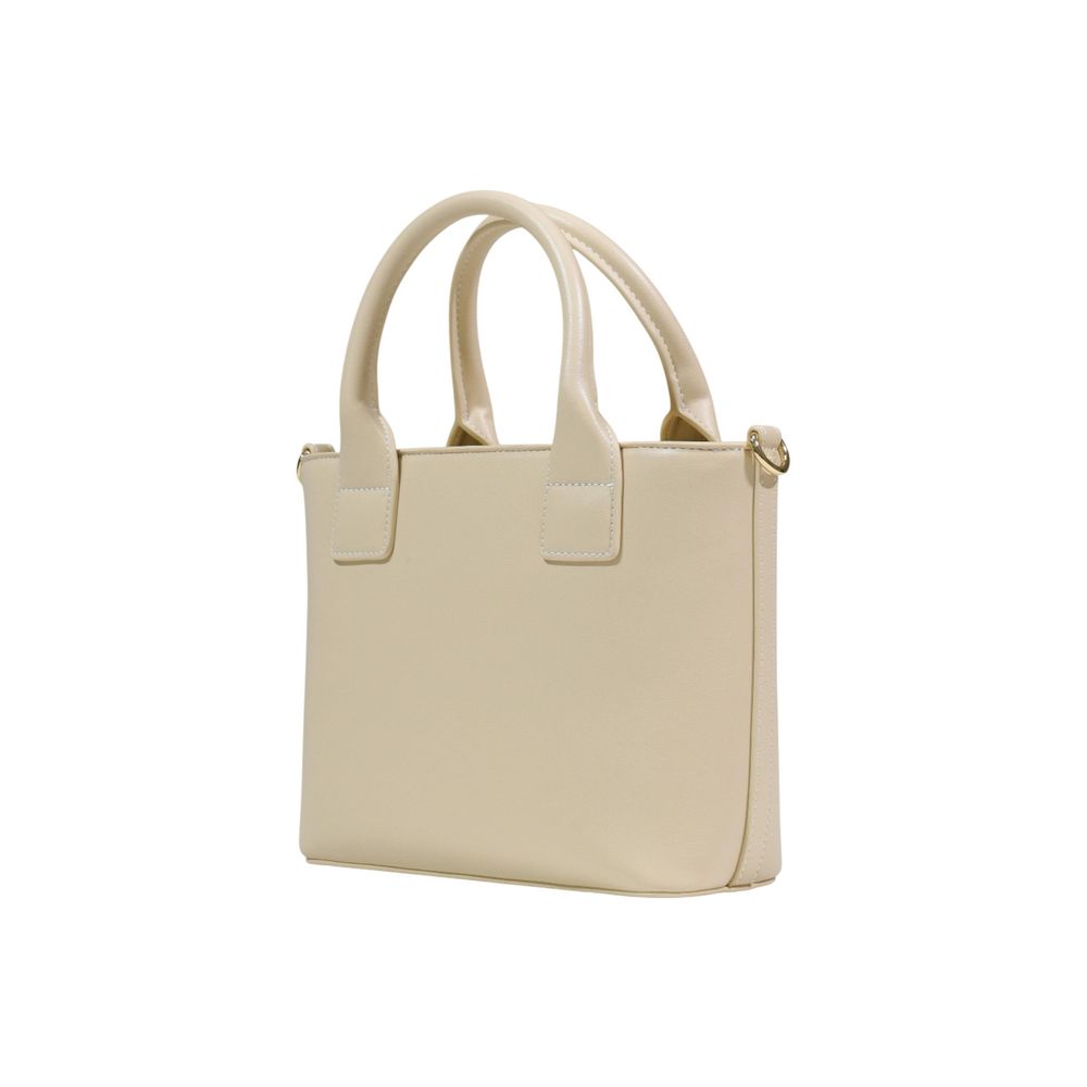 Love Moschino Cream Polyethylene Handbag | Regal Royce