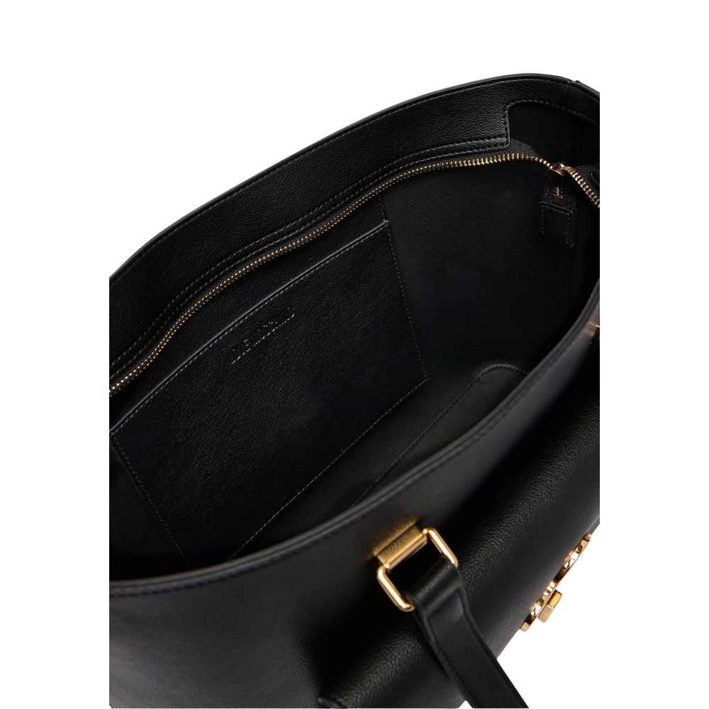 Love Moschino Black Polyethylene Handbag | Regal Royce