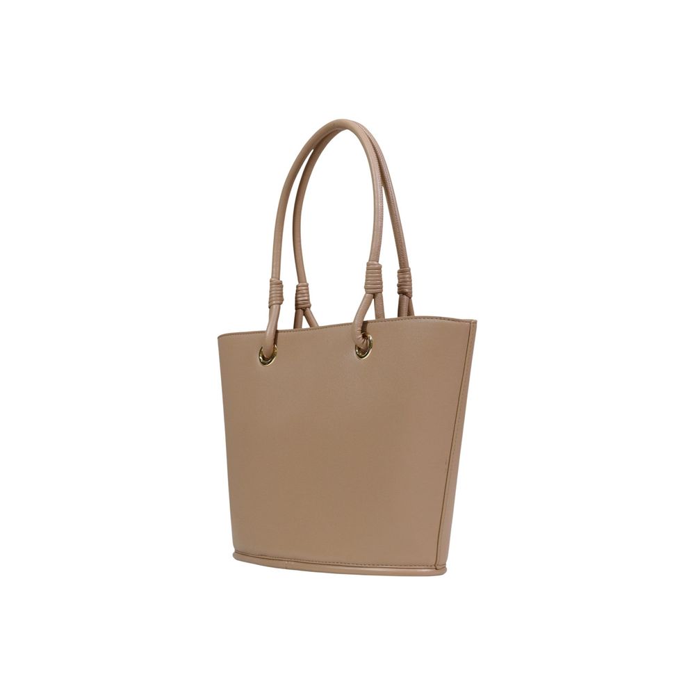 Love Moschino Beige Polyethylene Handbag | Regal Royce