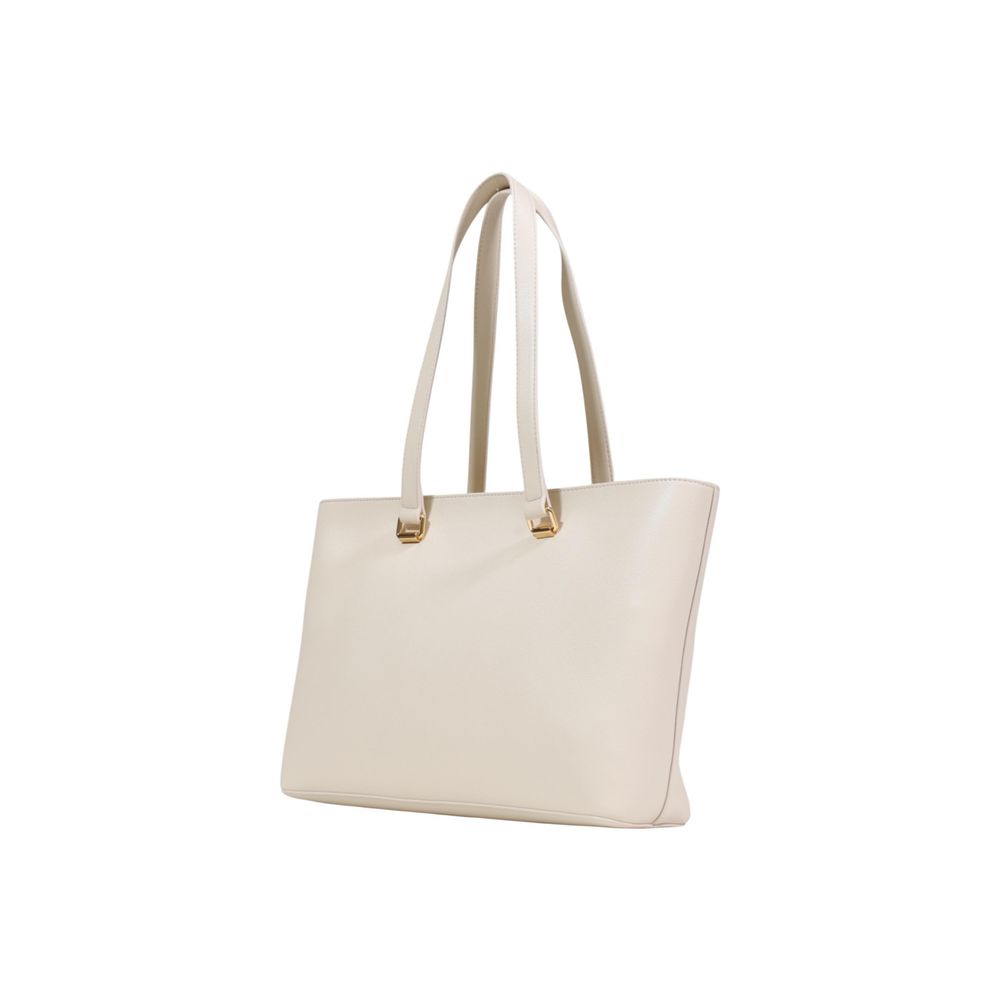 Love Moschino Beige Polyethylene Handbag | Regal Royce