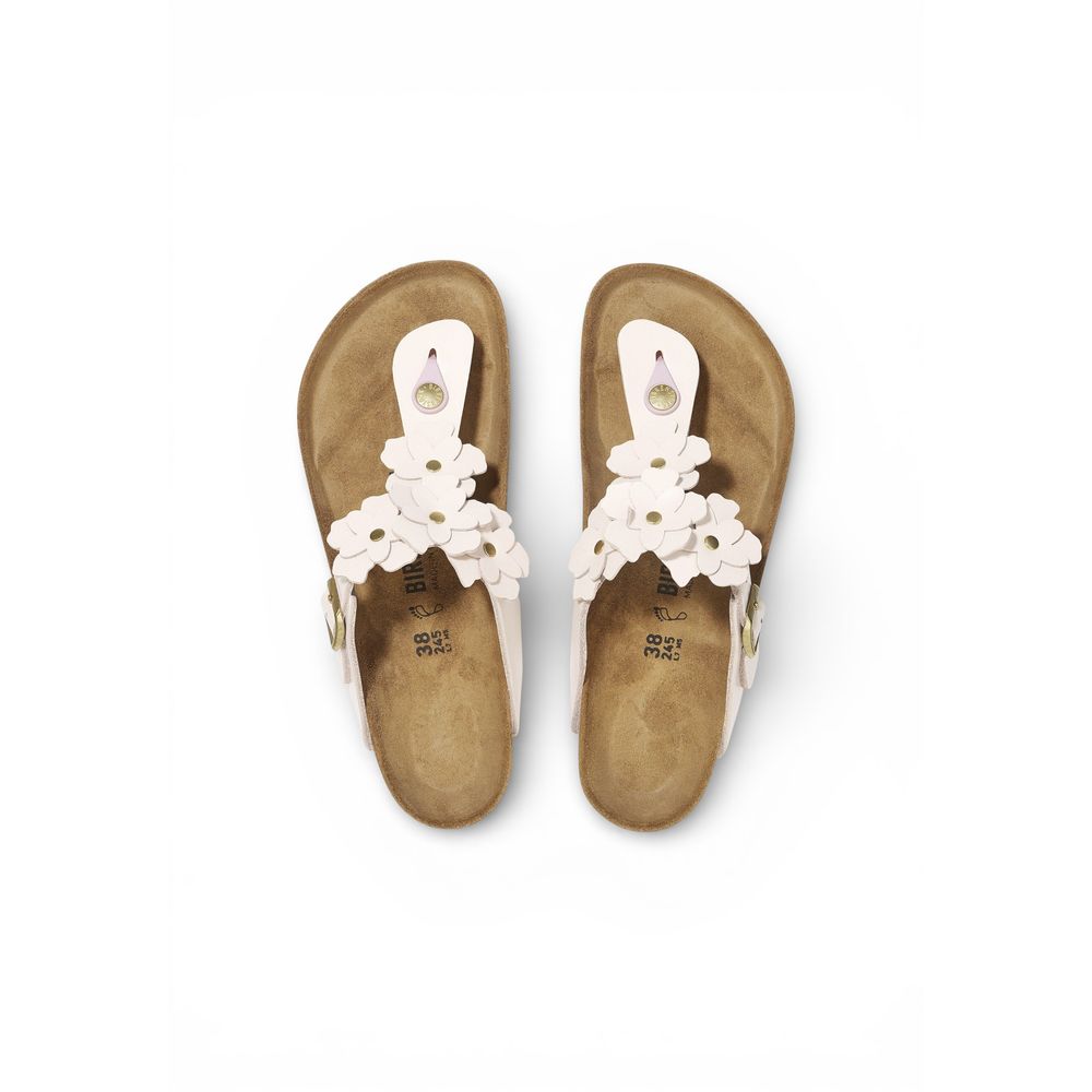 Birkenstock Pink Leather Flat Sandals | Regal Royce