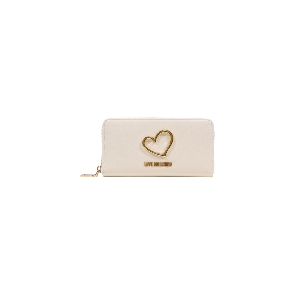 Love Moschino Beige Polyethylene Wallet | Regal Royce