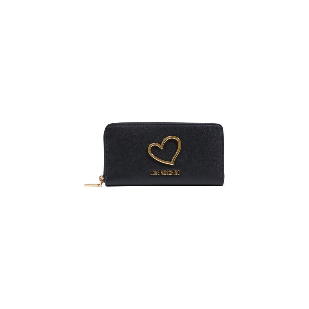 Love Moschino Black Polyethylene Wallet | Regal Royce