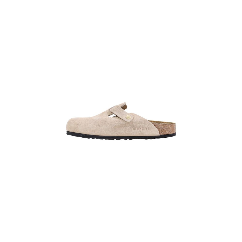 Birkenstock Beige Suede Leather Clogs | Regal Royce