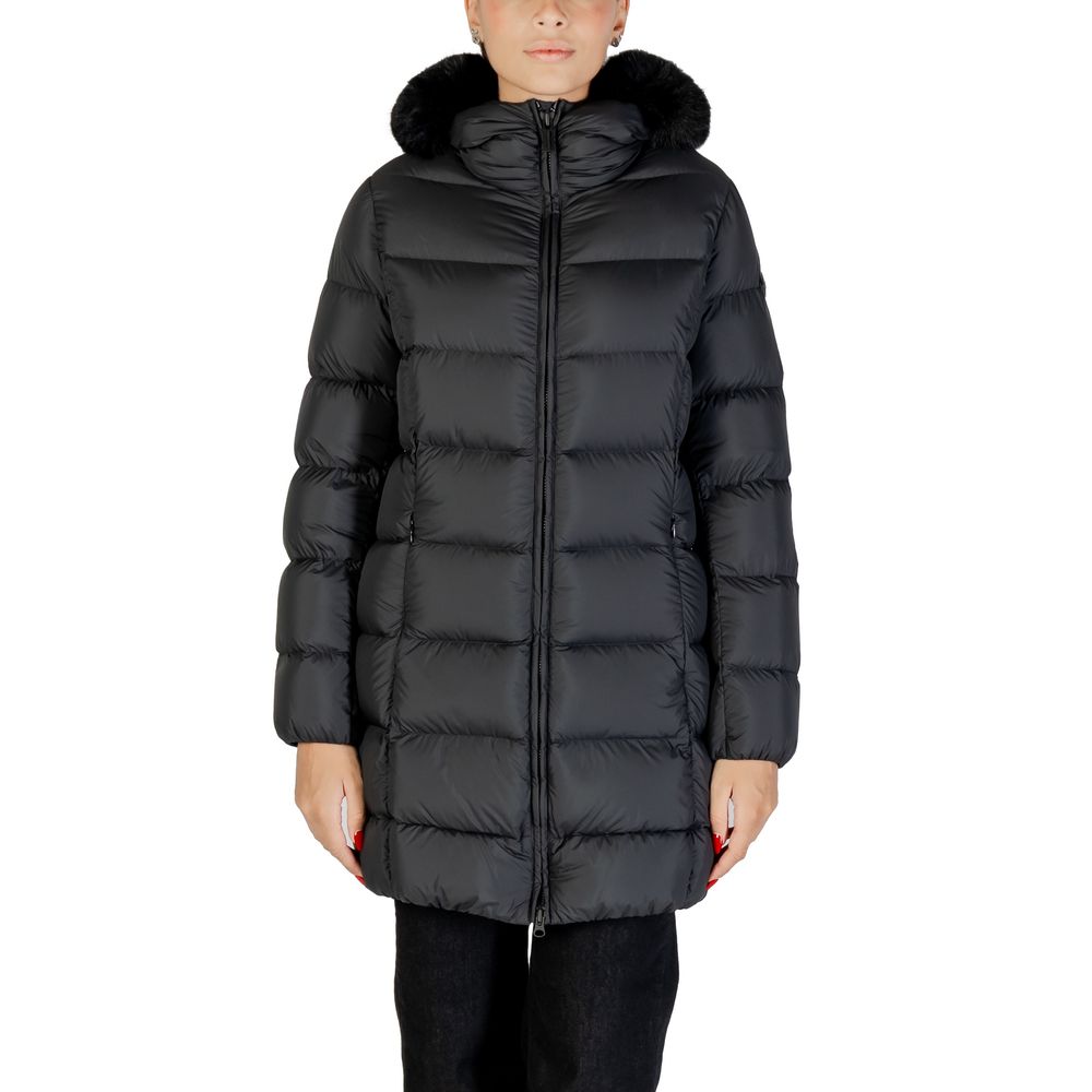 Colmar Originals Black Polyester Coat | Regal Royce