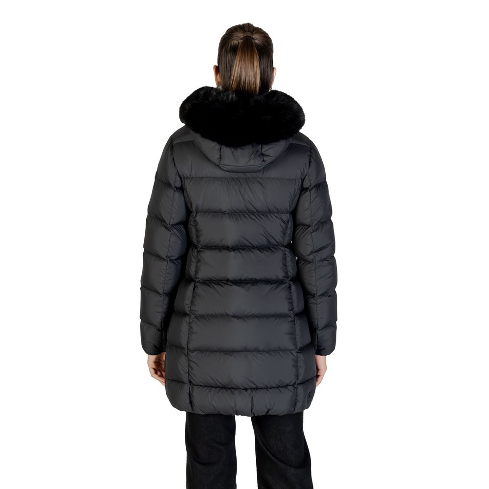 Colmar Originals Black Polyester Coat | Regal Royce