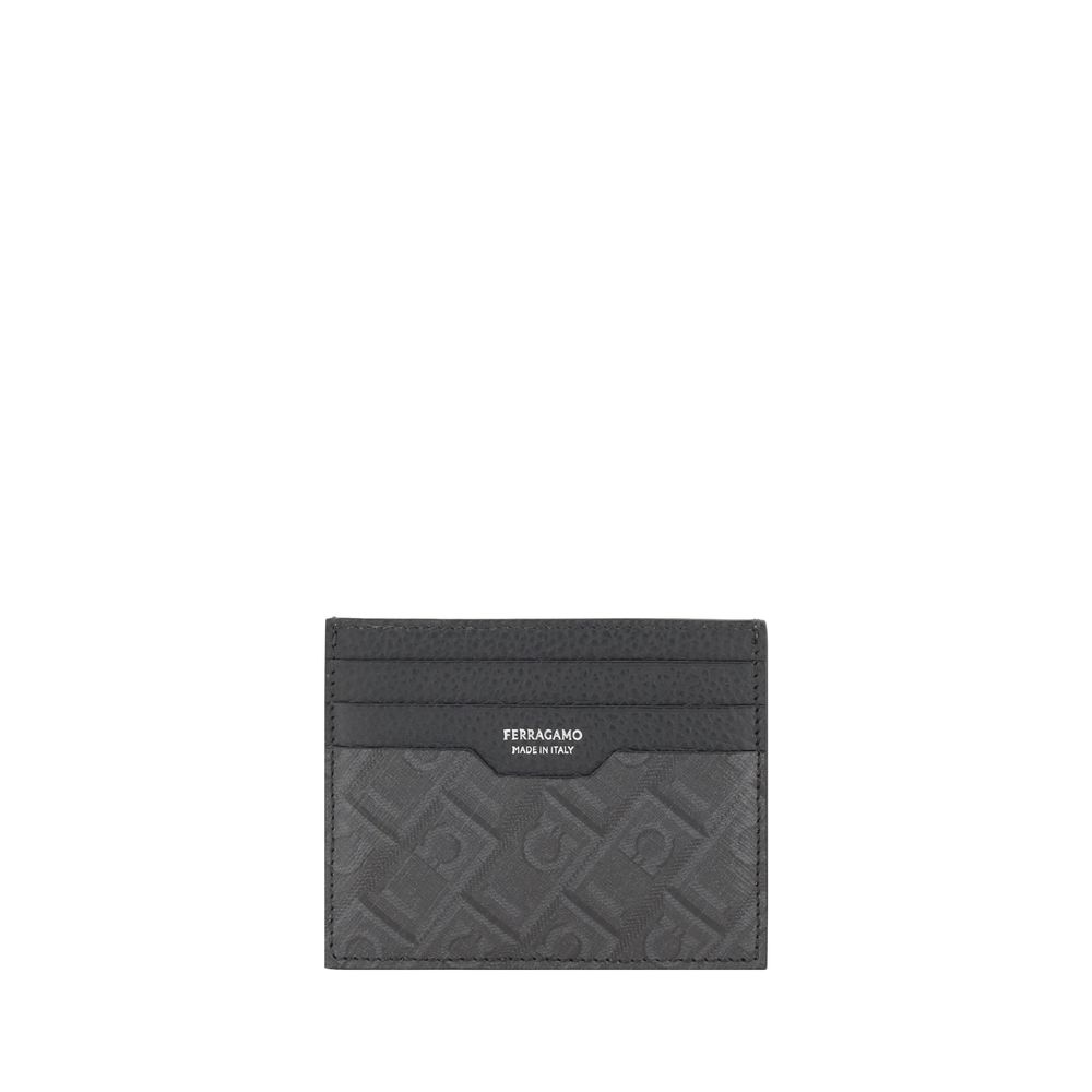 Ferragamo Gray Calf Leather Bos Taurus Wallet | Regal Royce