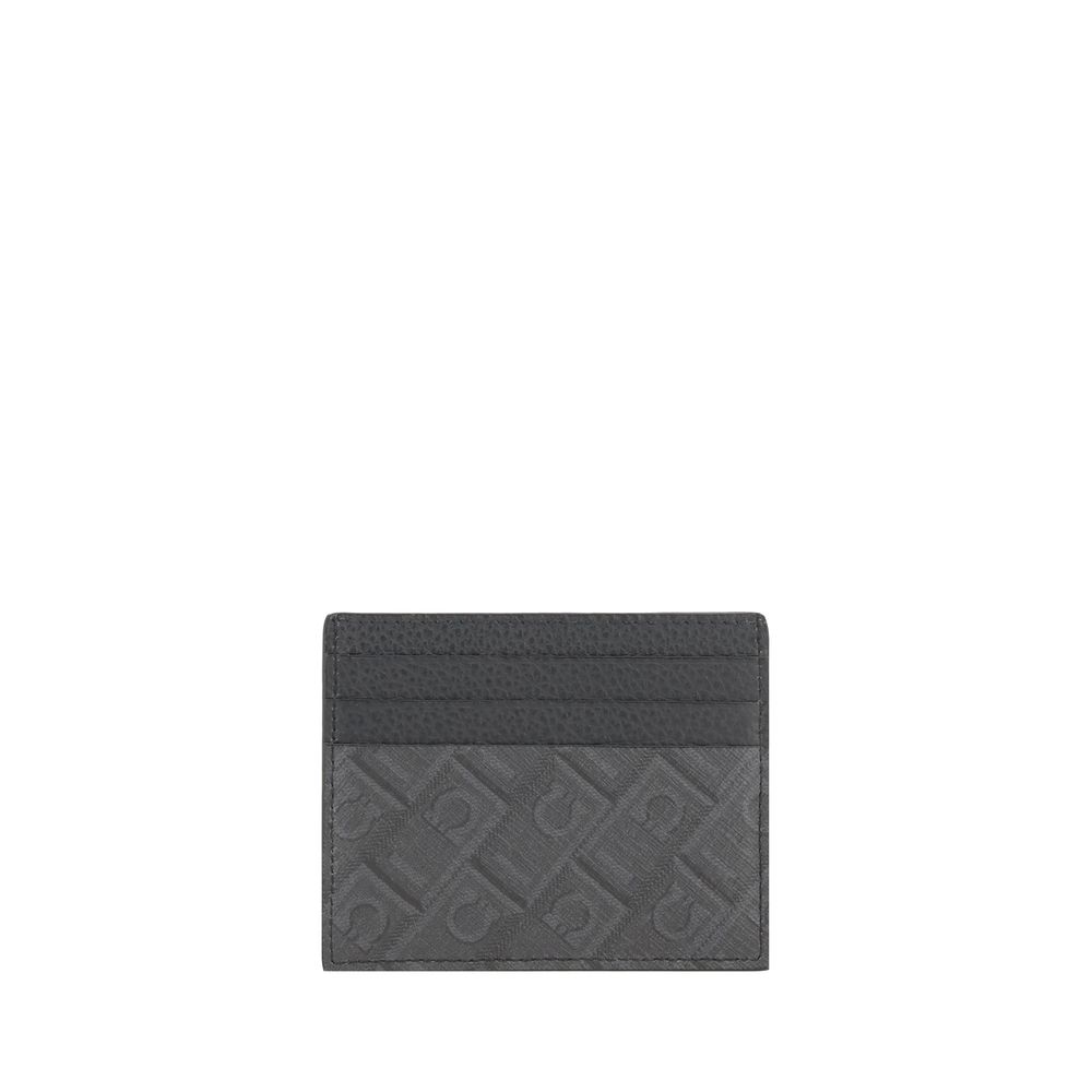Ferragamo Gray Calf Leather Bos Taurus Wallet | Regal Royce