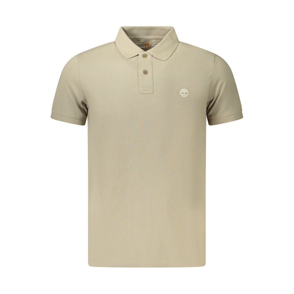 Timberland Beige Cotton Men Polo Shirt | Regal Royce