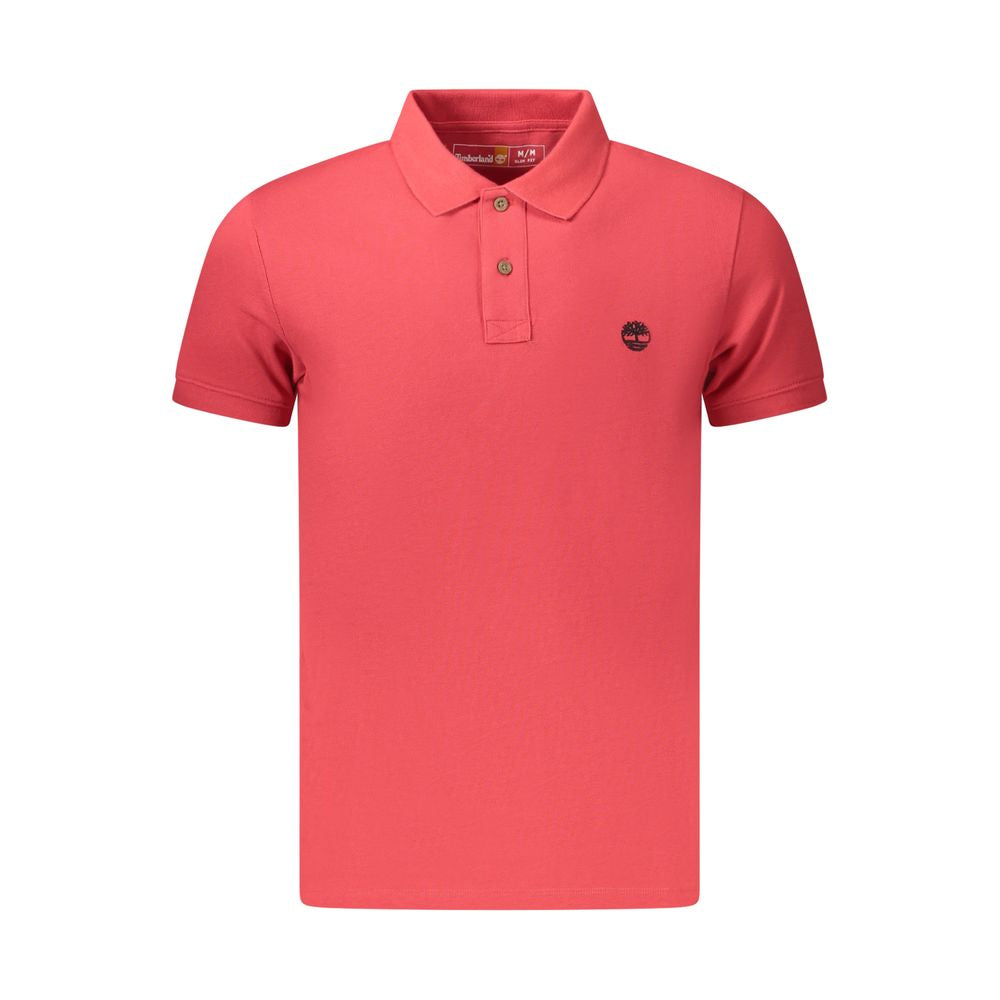 Timberland Red Cotton Men Polo Shirt | Regal Royce