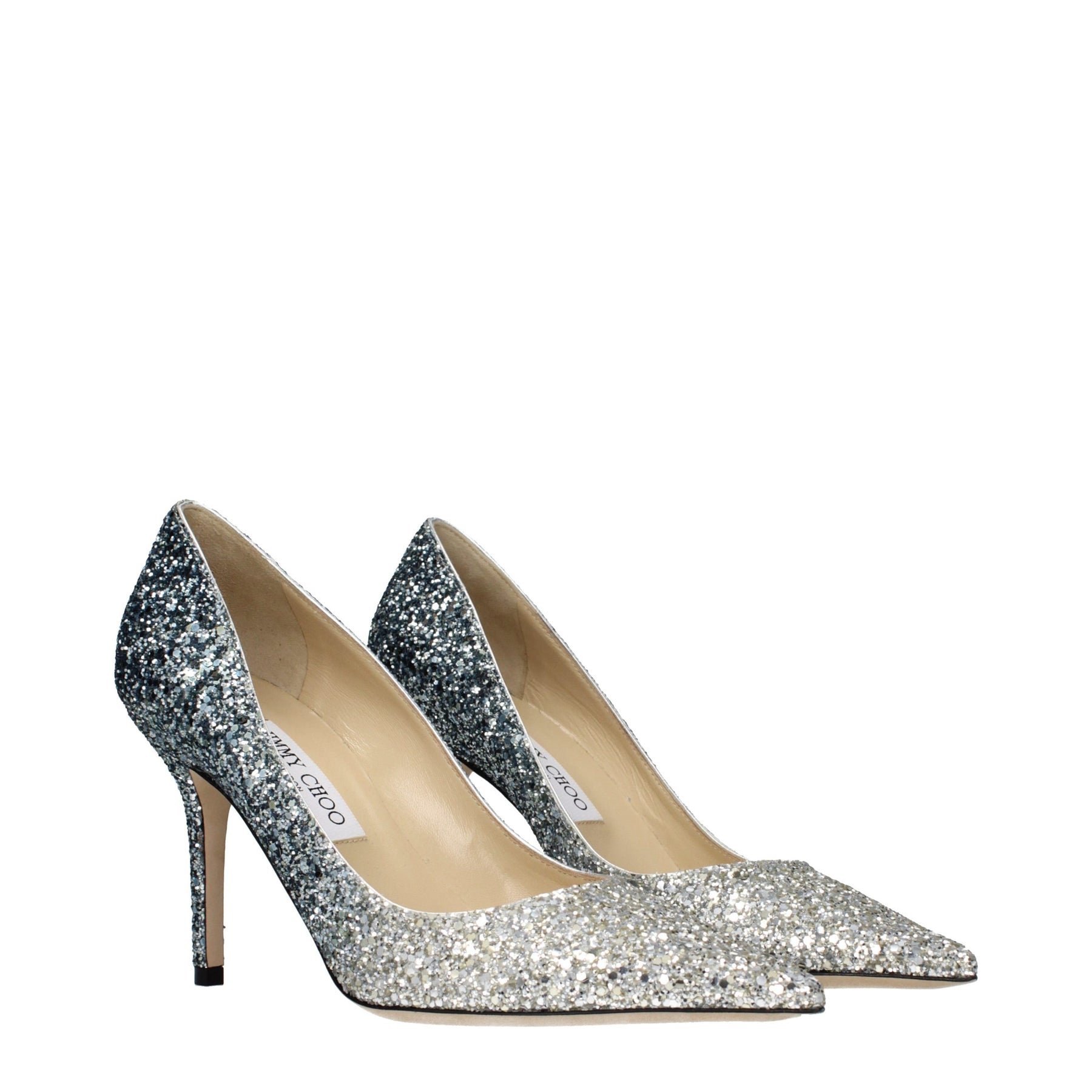 Jimmy Choo Gray Plastic Pumps | Regal Royce