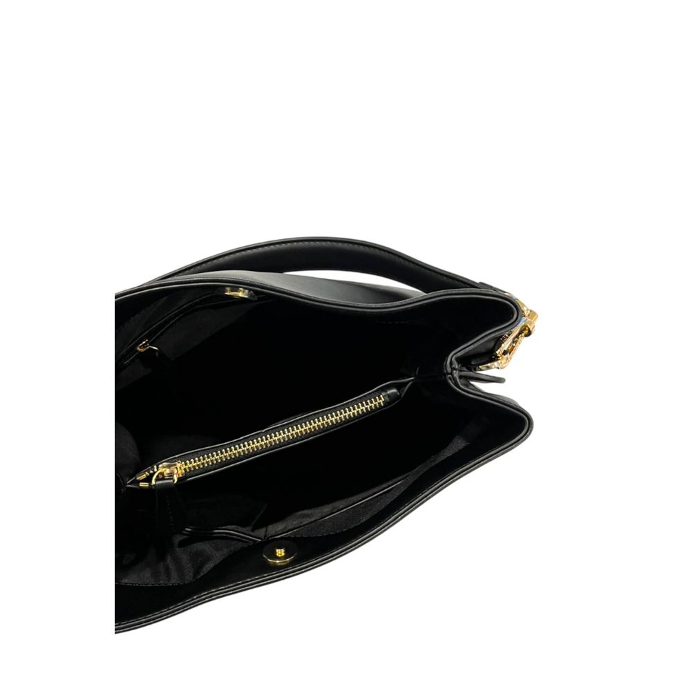 Twinset Black PU Women Shoulder Bag | Regal Royce
