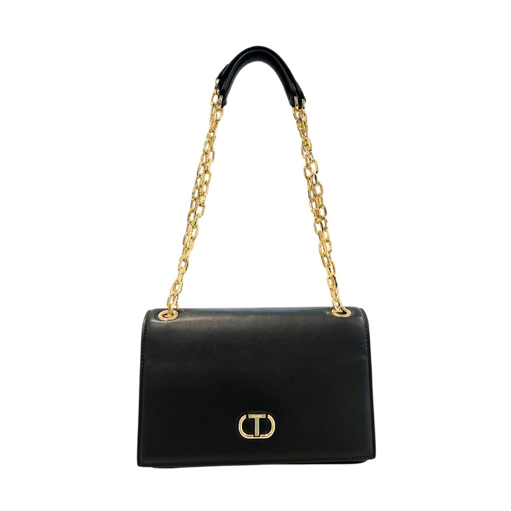 Twinset Black PU Women Crossbody Bag | Regal Royce