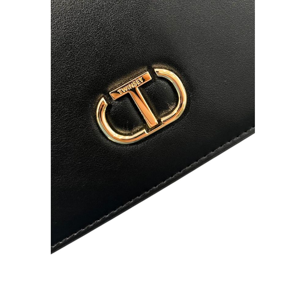 Twinset Black PU Women Crossbody Bag | Regal Royce