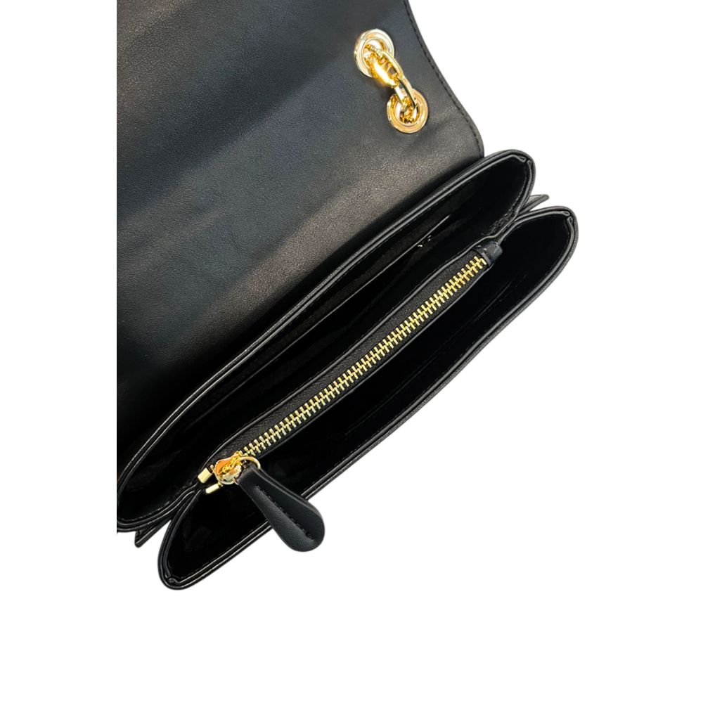 Twinset Black PU Women Crossbody Bag | Regal Royce